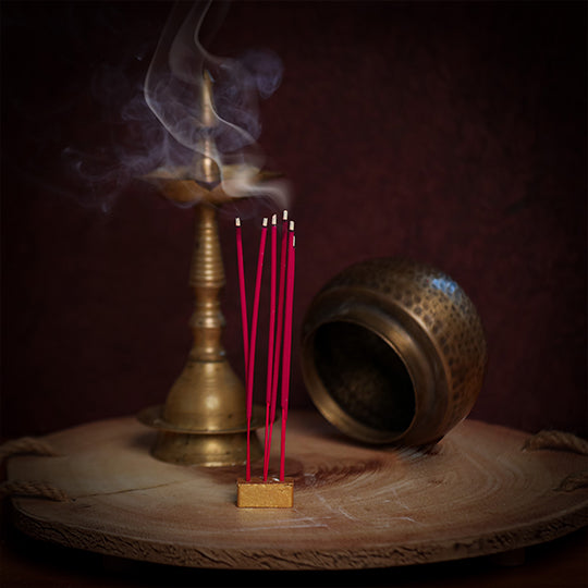 Incense Stick: Elegant Rose Saffron (Pack of 2)