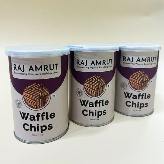 Waffle Chips Cans (Pack of 3)