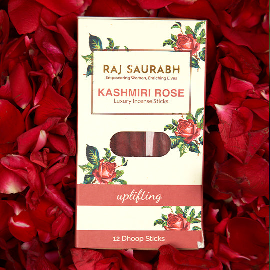Dhoop Stick: Kashmiri Rose (Pack of 3)
