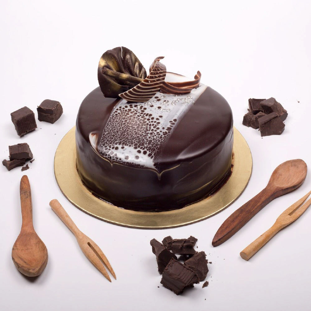 1 Kg Chocolate Truffle Cake - DP Saini Florist