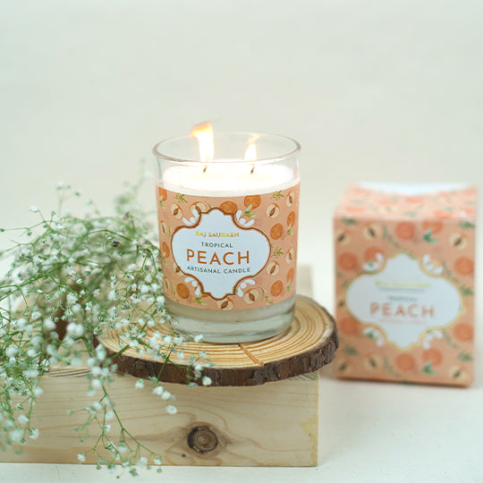 Tropical Peach Artisanal Candle